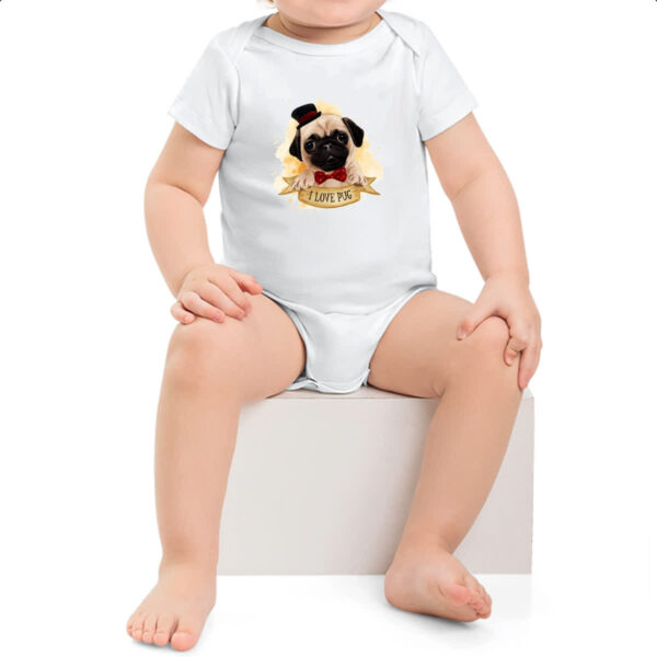 Body infantil I love pug - Image 2