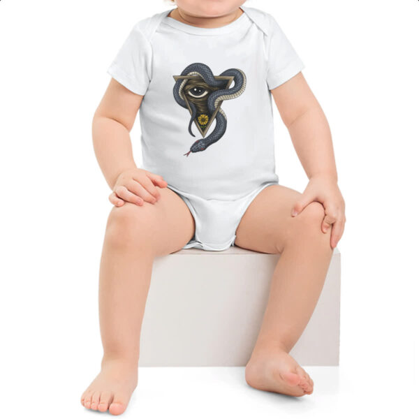 Body infantil Illuminati olho e serpente - Imagem 2