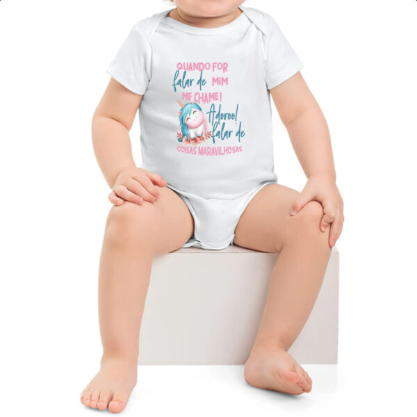 Body infantil Ironico quando for falar de mim - Imagem 2