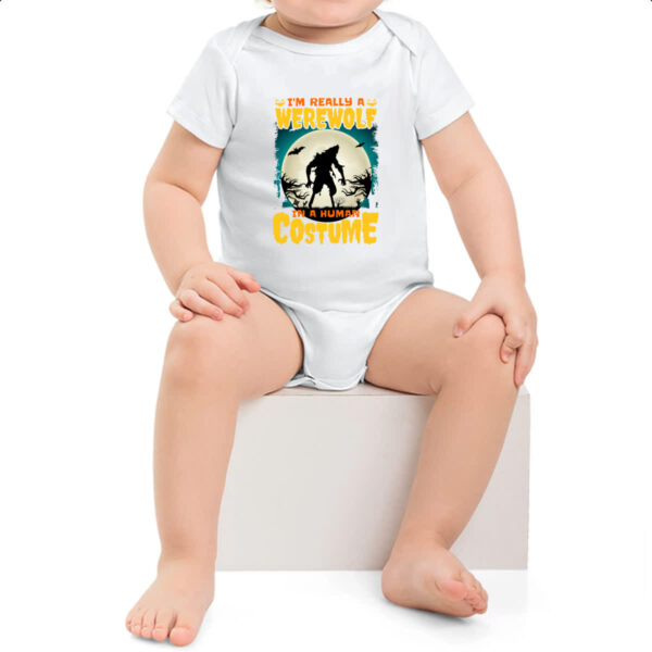 Body infantil Lobisomen real em fantasia humana - Imagem 2