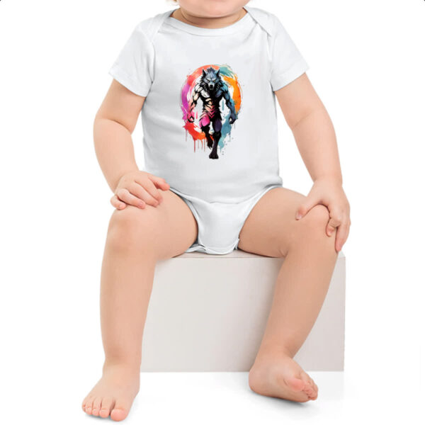 Body infantil Lobisomen splash art - Imagem 2