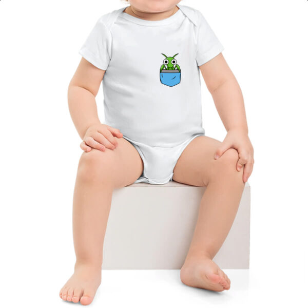 Body infantil Louva Deus no bolso - Imagem 2