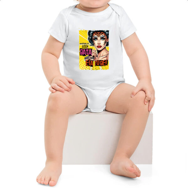 Body infantil Mulher nao mia - Imagem 2