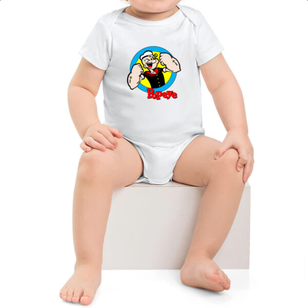 Body infantil Mariheiro Popeye Classico - Imagem 2