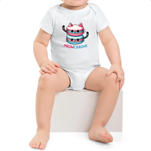 Body infantil Meowcarons - Imagem 2