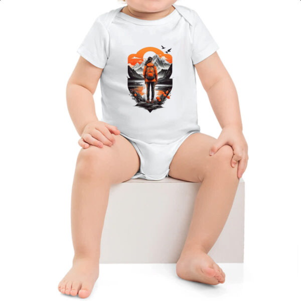 Body infantil Mochileira aventureira montanhas - Imagem 2