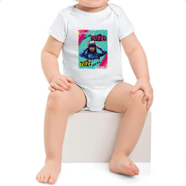 Body infantil Mulher brilha como rainha - Imagem 2