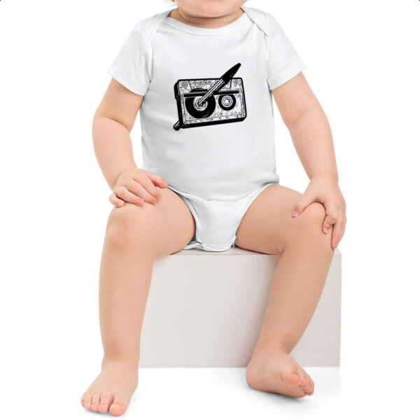 Body infantil Nostalgia Fita K7 e Caneta - Imagem 2