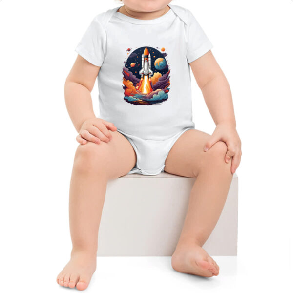 Body infantil Nave Espacial em lancamento - Imagem 2