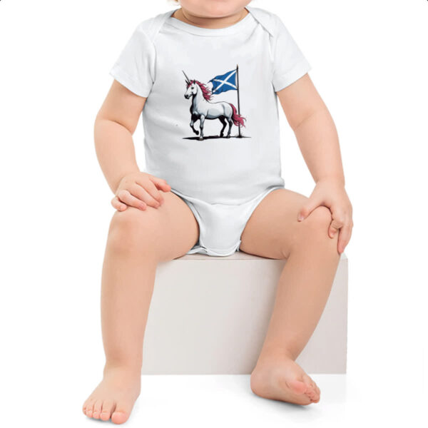 Body infantil Unicornio bandeira Escocia - Imagem 2
