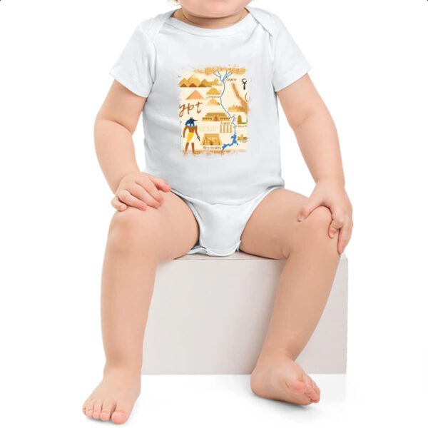 Body infantil Anubis Mapa do Egito - Imagem 2