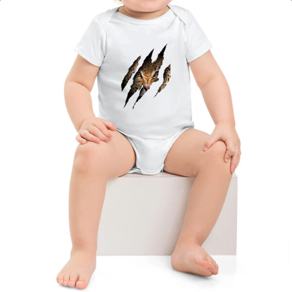 Body infantil Onca pintada atras do rasgo - Imagem 2