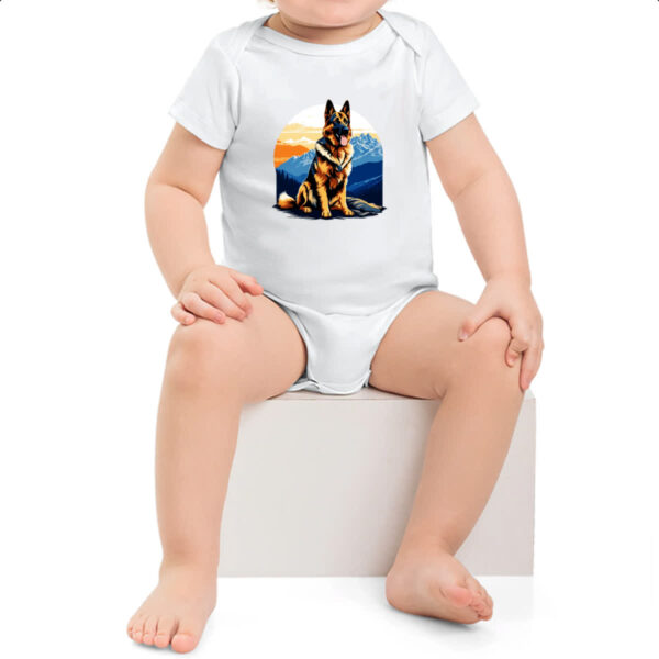 Body infantil Pastor alemao montanhas - Imagem 2