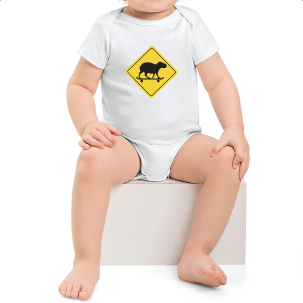 Body infantil Placa capivara de skate - Imagem 2