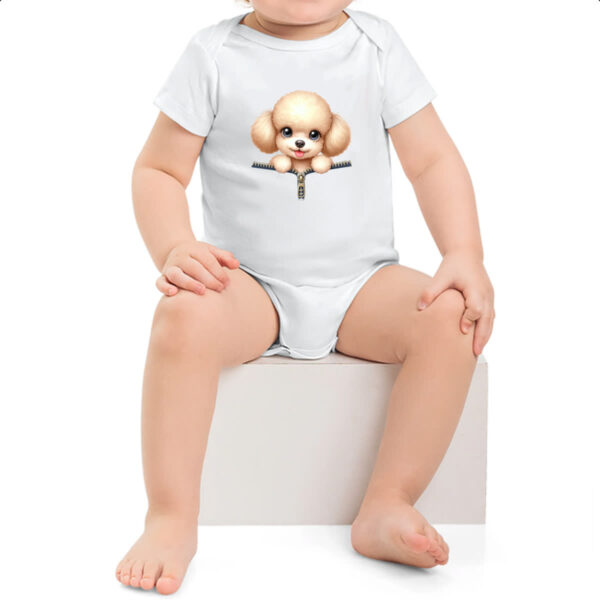 Body infantil Poodle no Ziper - Imagem 2