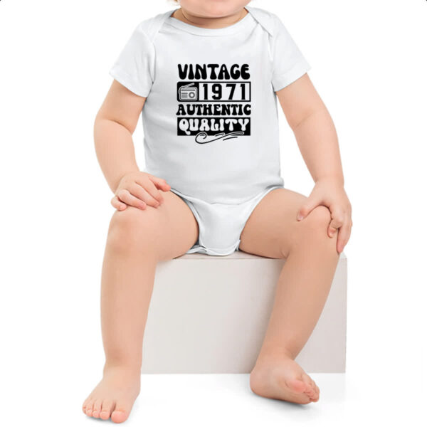 Body infantil Radio Vintage 1971 - Imagem 2