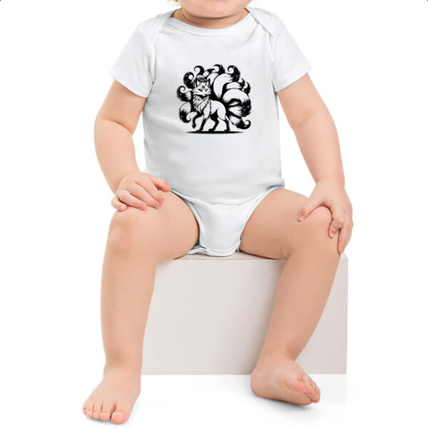 Body infantil Raposa nove caudas mitologia japao - Imagem 2