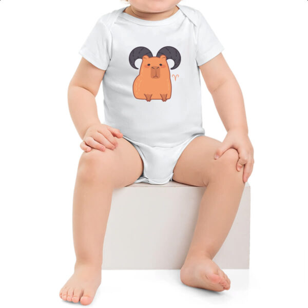 Body infantil Signo Capivara Aries - Imagem 2