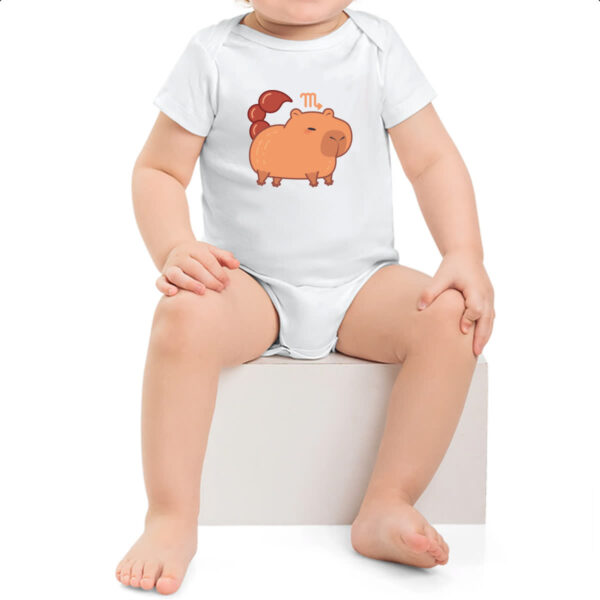 Body infantil Signo Capivara Escorpiao - Imagem 2