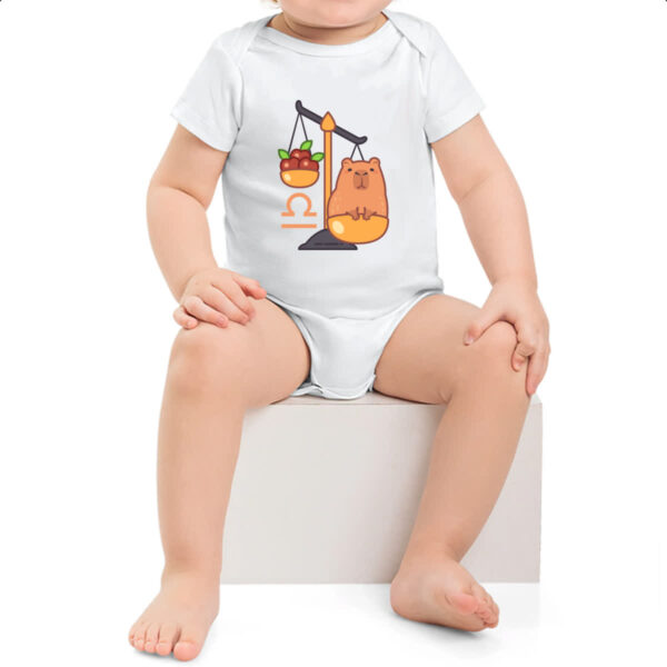 Body infantil Signo Capivara Libra - Imagem 2