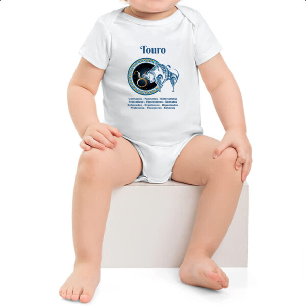Body infantil Signo de Touro adjetivos - Imagem 2