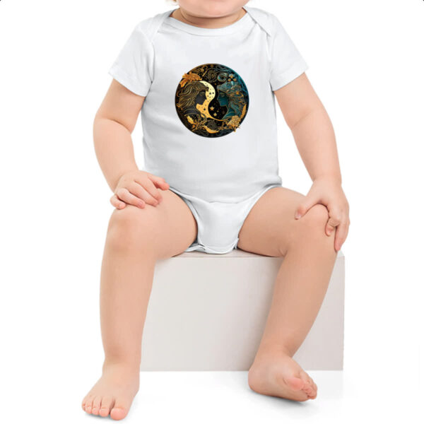 Body infantil Signo de gemeos logo de luxo - Imagem 2