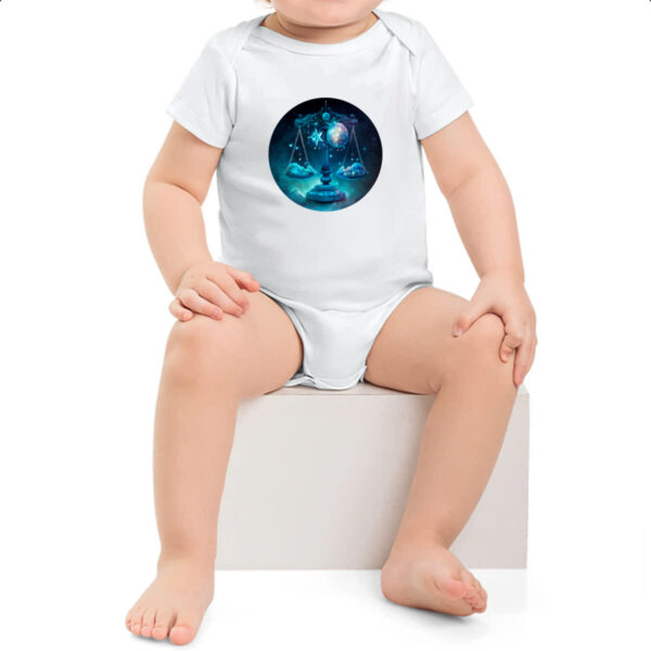 Body infantil Signo de libra logo de luxo - Imagem 2