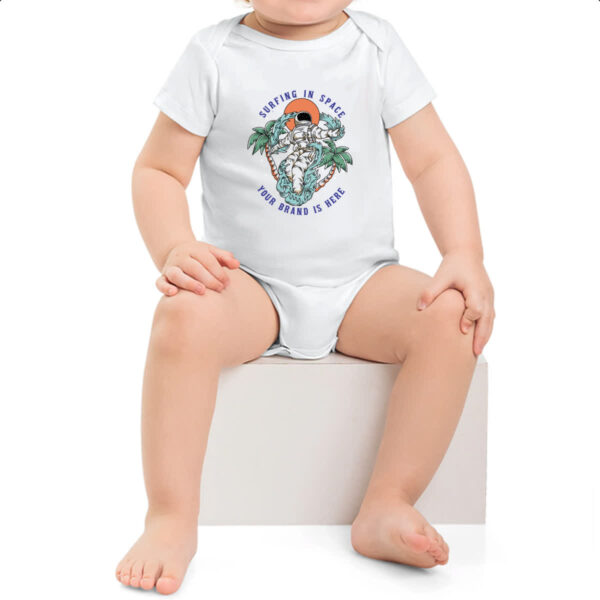 Body infantil Astronauta Surfing in Space - Imagem 2