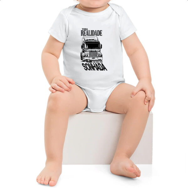 Body infantil Sonho caminhao - Imagem 2