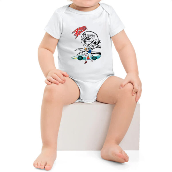 Body infantil Speed Racer logo e grafite - Imagem 2