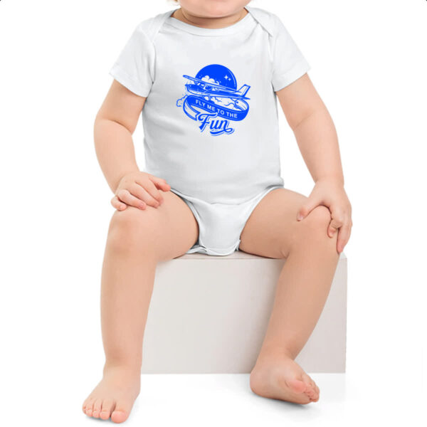 Body infantil Aviao fly me to the fun - Imagem 2