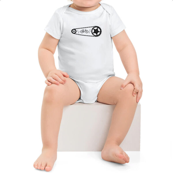 Body infantil Batimento cardiaco catraca bicicleta - Imagem 2