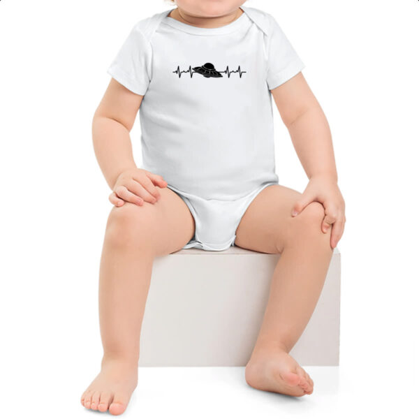 Body infantil Batimento cardiaco disco voador - Imagem 2