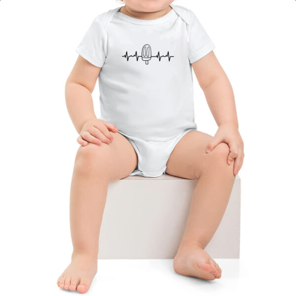 Body infantil Batimento cardiaco sorvete - Imagem 2