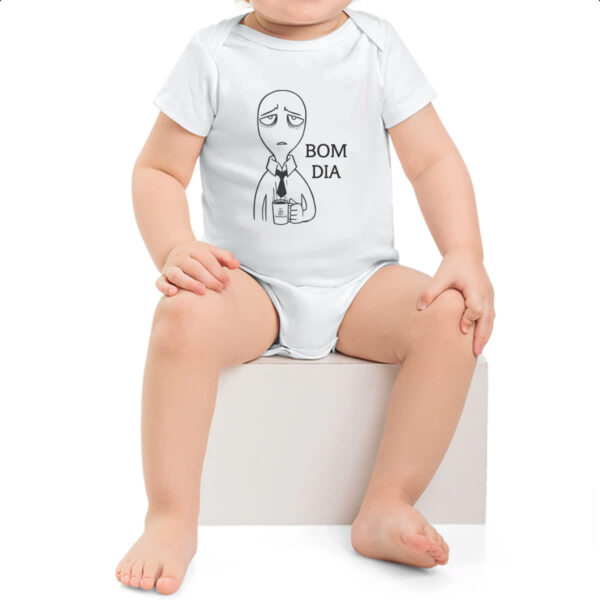 Body infantil Bom dia eu amo meu trabalho - Imagem 2