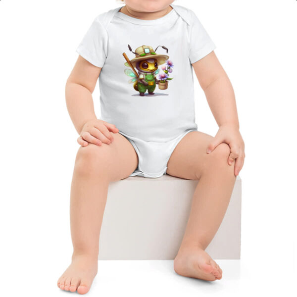 Body infantil Abelha jardineira - Imagem 2