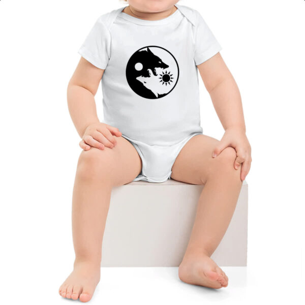 Body infantil Yin e Yang Lobos - Imagem 2
