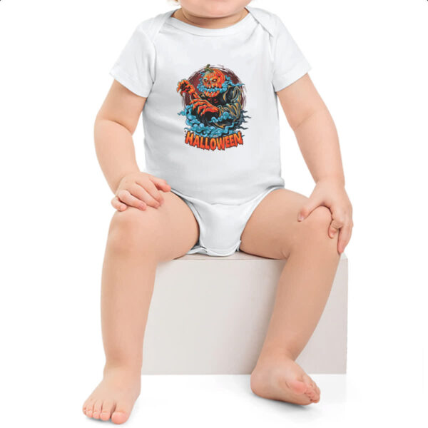 Body infantil Halloween Pumpkin Nevoeiro - Imagem 2