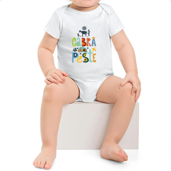 Body infantil Cabra da peste elementos nordestinos - Imagem 2
