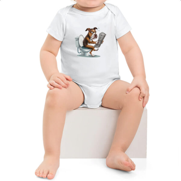 Body infantil Cachorro na sala de forca - Imagem 2
