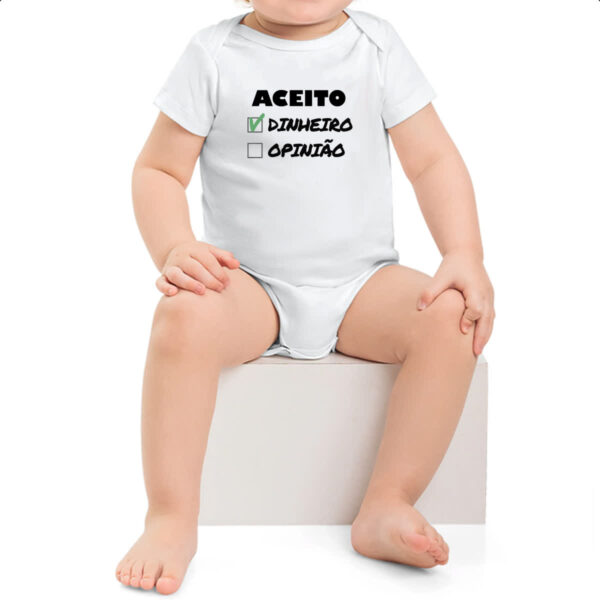 Body infantil Aceito dinheiro - Imagem 2