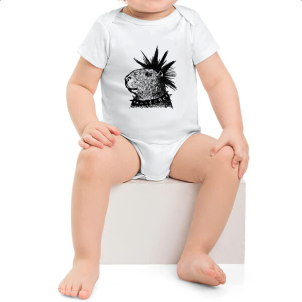 Body infantil Capivara Punkvara - Imagem 2