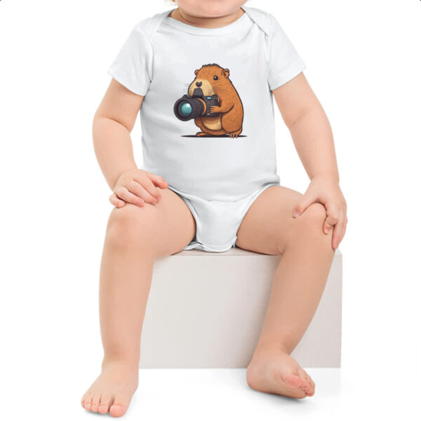 Body infantil Capivara fotografica - Imagem 2