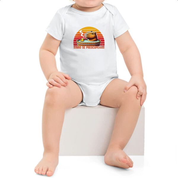 Body infantil Capivara nao se preocupe - Imagem 2