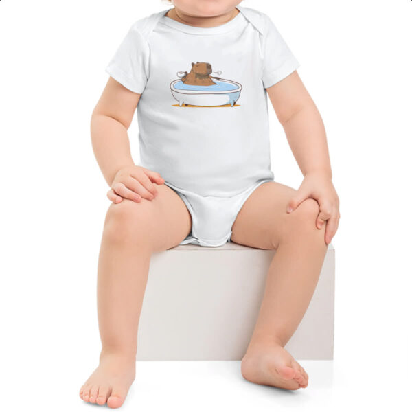 Body infantil Capivara relax cafe - Imagem 2
