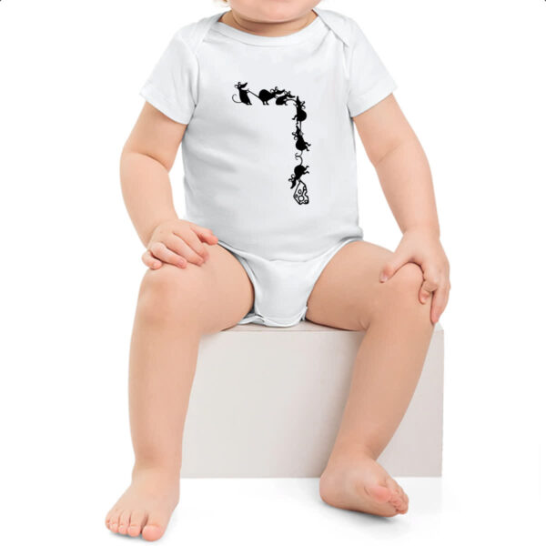 Body infantil Corda de ratos roubando queijo - Imagem 2