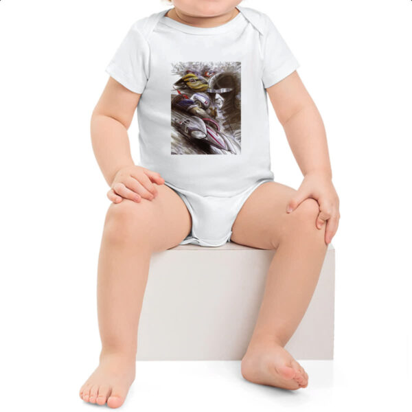 Body infantil Corredor X e Speed Racer Grafite Arte - Imagem 2
