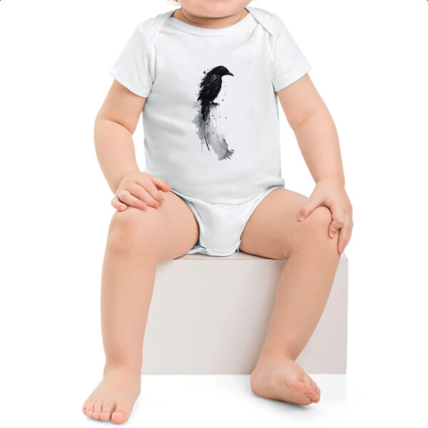 Body infantil Corvo lenda indigena - Imagem 2