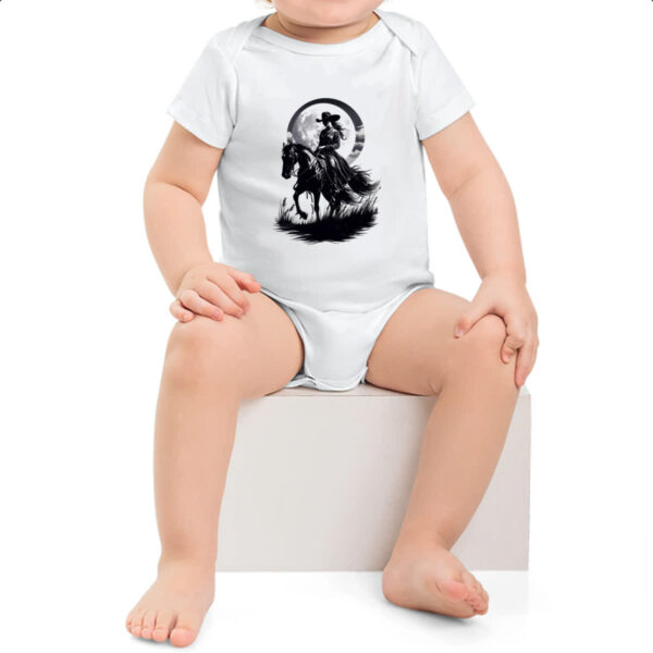 Body infantil Cowgirl silhueta ao luar - Imagem 2