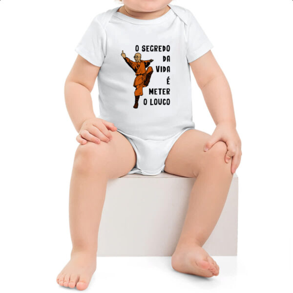 Body infantil Dalai Lama O segredo da vida e meter o louco - Imagem 2